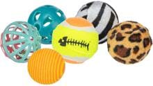 Palline Trixie, colori assortiti, ø4cm, 6 pezzi