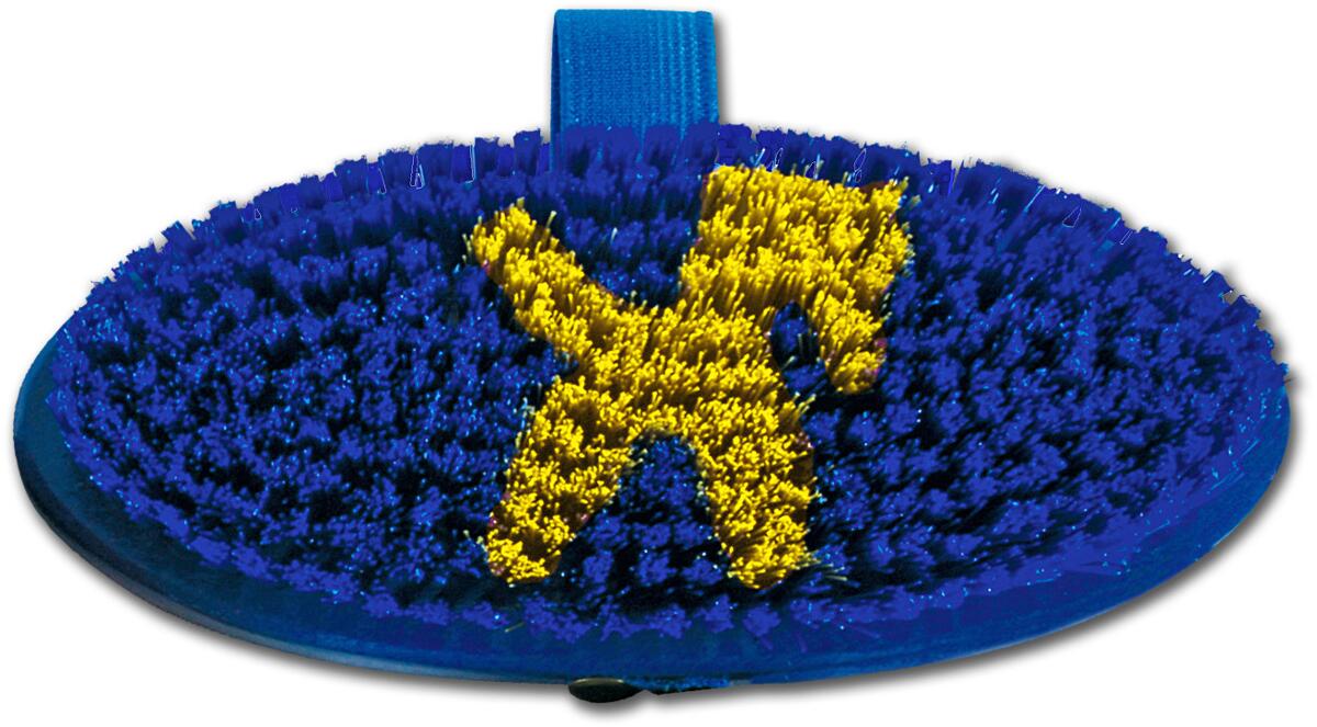 Waldhausen Design Kardätsche Pferdchen, blau