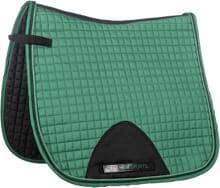 Cuscinetto da sella HKM Essentials, verde, pony eventing