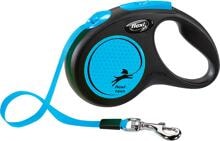 flexi NEON Rollleine, neonblau, S, 5m