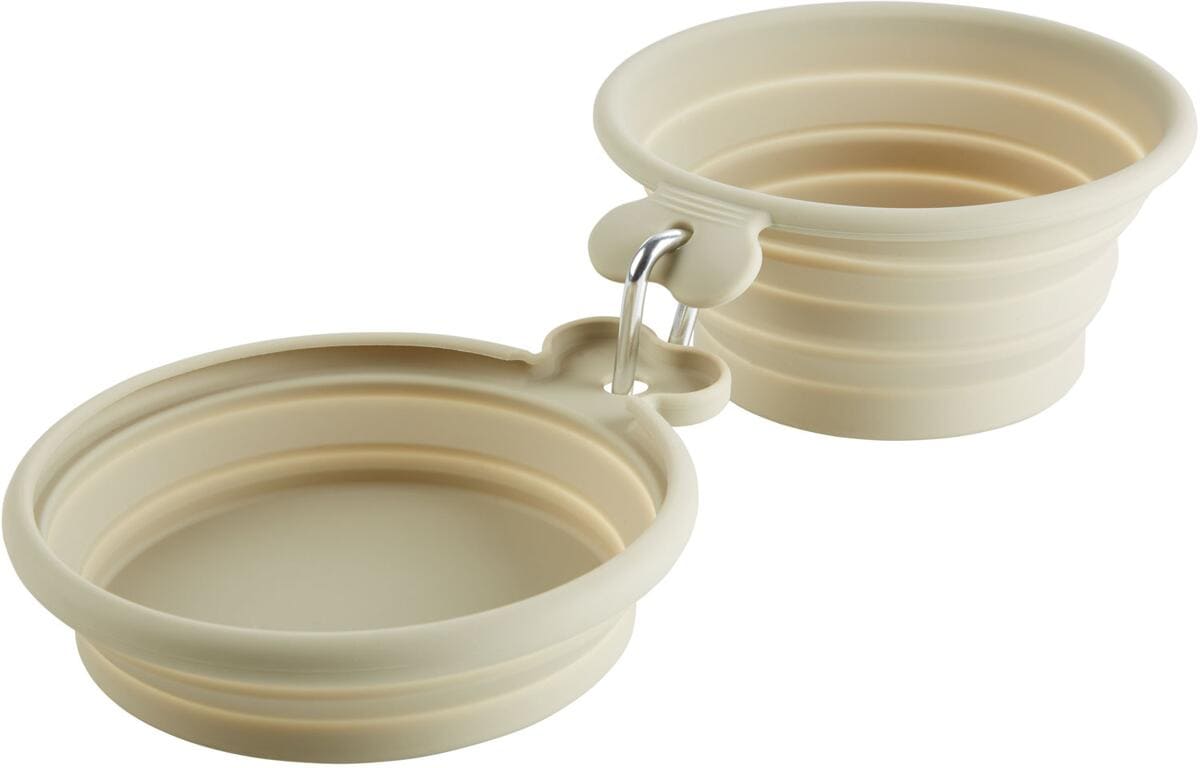 Hunter Silikon Reisenapf LIST | 350/750 ml | für Hunde | Beige