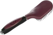 HKM Soft Schweif- und Mähnenbürste, bordeaux/schwarz