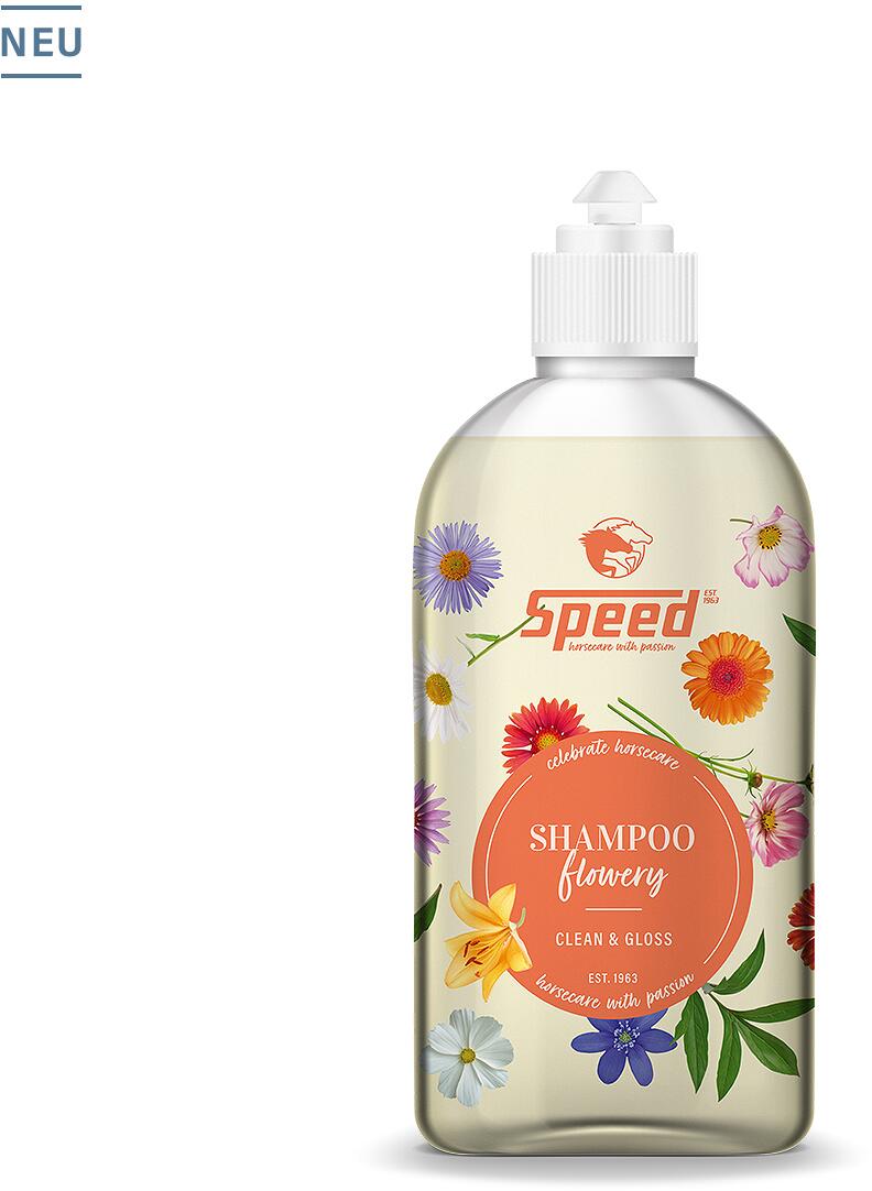 SPEED Flowery Pferdeshampoo, 500ml