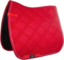 Cuscinetto da sella HKM Bologna, rosso, pony eventing