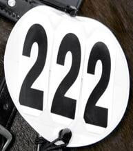 Waldhausen head numbers, round, white