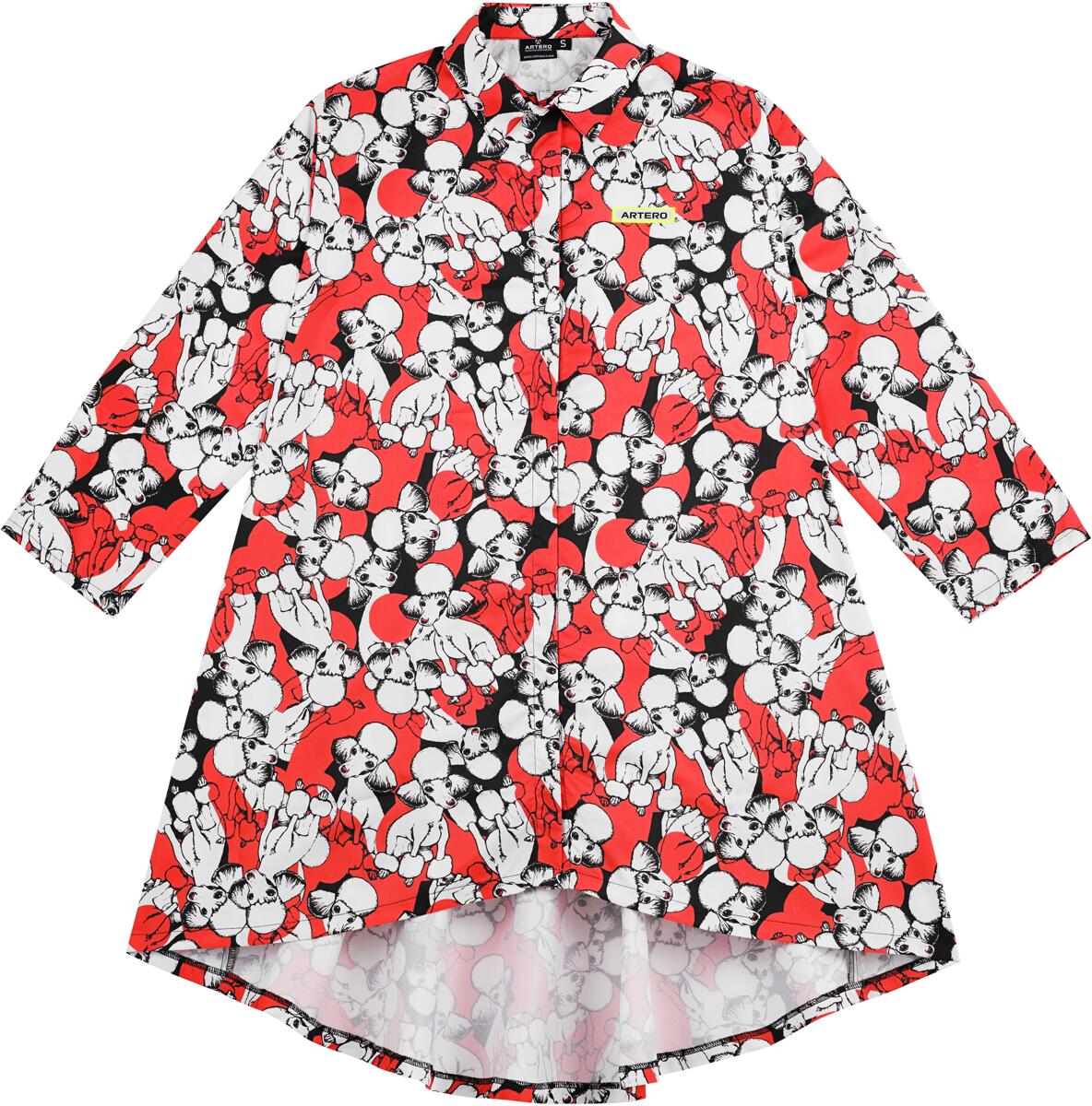 Artero Tokio Abstrakt Shirtdress, XXL