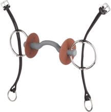 beris snaffle bit with tongue bow bar