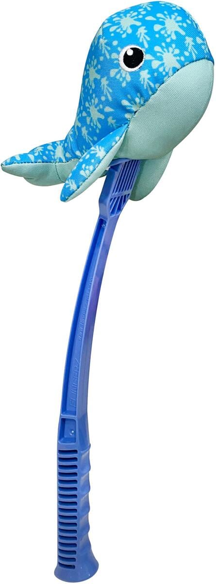 HUNTER Flingerz Splash Wurf-Hundespielzeug, Wal, 59cm