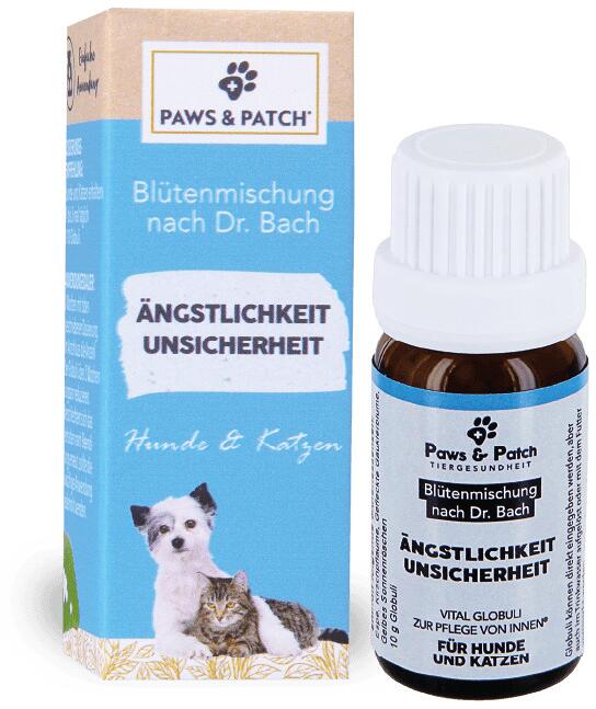 Paws & Patch Blütenmischung nach Dr. Bach, 10g, Ängstlichkeit & Unsicherheit