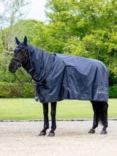 Coperta da equitazione LeMieux Regen, blu navy, L