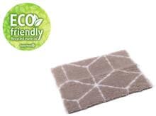 beeztees Eco Drybed Qub Bench cuscino per sdraiarsi, beige/bianco, 78x55cm