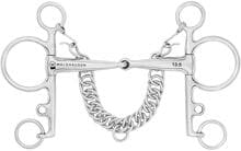 Waldhausen Pelham, singolo rotto, acciaio inossidabile, 16mm/13,5cm