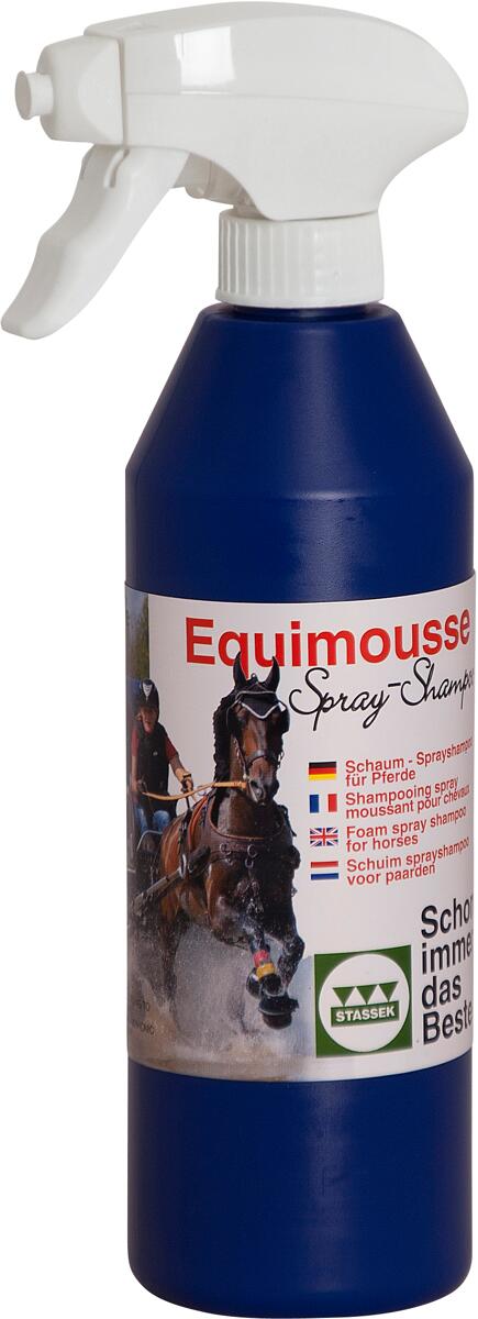 Stassek Equimousse Schaum Sprayshampoo, 500ml (mit Schaumsprühkopf)