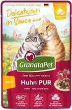 GranataPet DeliCATessen in Sauce, Huhn Pur, 12x100g