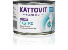 Kattovit Diet Gastro Nassfutter mit Ente, 12x185g