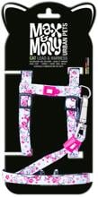 Max & Molly Cherry Bloom Katzengeschirr & Leine, One Size