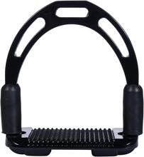 Staffe di sicurezza HKM Ultra Safety, alluminio, nero, 12 cm