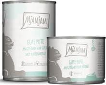 Cibo per gatti Mjamjam con vitello e tacchino