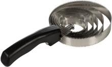 HKM 6-ring spring curry comb, black