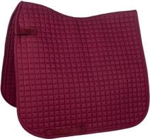 Cuscinetto da sella HKM Larissa, rosso vino, dressage per pony