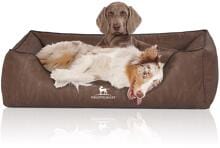Knuffelwuff Rockland orthopädisches Hundebett, 155x105cm, braun