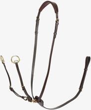 Martingala da corsa LeMieux Kudos, color avana/ottone, pony