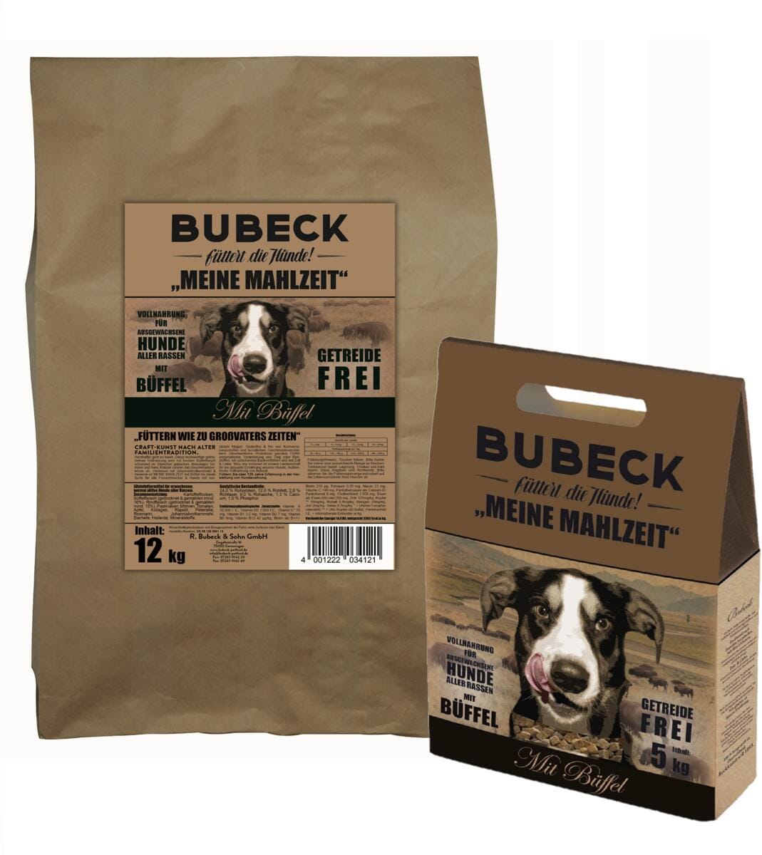 Bubeck Meine Mahlzeit Trockenfutter mit Bffel PetPoint Charly