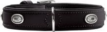 Collare HUNTER Softie Stone, nero, taglia S-M, 45 cm