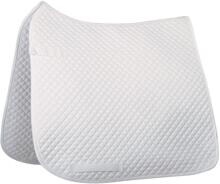 Sella HKM, trapuntata piccola, bianca, dressage purosangue/sangue caldo