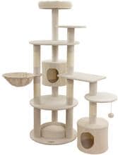 KERBL Pet Annika Kratzbaum, beige, 104x59x164cm