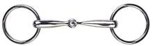 HKM Shetty water snaffle, acciaio inossidabile, 12 mm, 45/95 mm