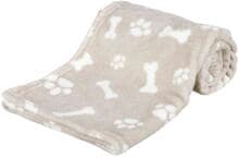 Coperta Trixie Kenny, peluche, 100x75cm, beige