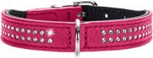 Collare HUNTER Diamond Petit, rosa/nero, XS-S, 37 cm
