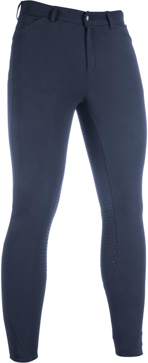 HKM Herren Kopenhagen Reithose, Silikon-Vollbesatz, dunkelblau, 54