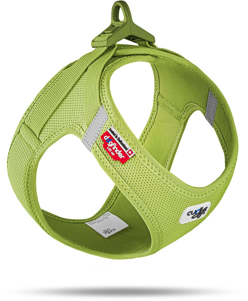 curli Clasp Air-Mesh Hundegeschirr, lime, L