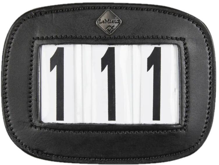 LeMieux Sattel Nummernhalter, schwarz