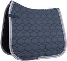 Cuscinetto da sella HKM Crystal Fashion, grigio scuro, dressage per pony