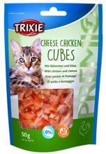 Trixie PREMIO Cheese Chicken Cubes | 50g Katzensnack