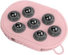 Waldhausen massage cleaning glove, linnea pink