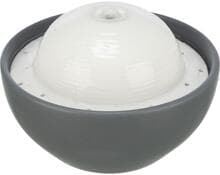 Trixie Trinkbrunnen Vital Dome, Keramik, 1,5L/20x10x20cm,grau/weiß