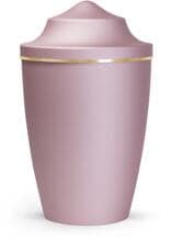 Urna per animali Völsing Lina Edition, fascia dorata spazzolata, velvet rosé, 2,8 L