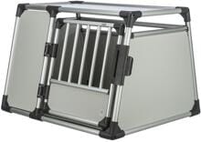 Scatola da trasporto Trixie, alluminio, L/90x64x78cm, grigio chiaro/argento