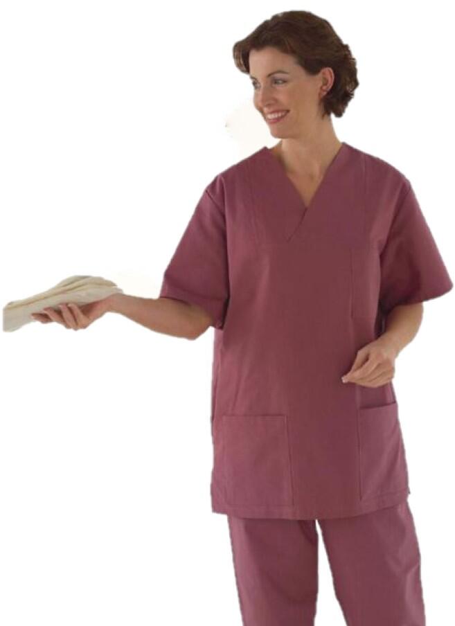 ub textiles Heidelberg Kasack, Baumwolle, brombeer, 0/XS