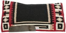 Pools Contour Star Show Westernpad, 34x36, schwarz/türkis