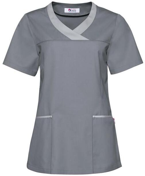 CLINIC DRESS Core Damen Schlupfkasack, steingrau/grau, 38