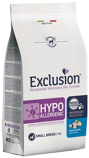 Exclusion Hypoallergenic Trockenfutter, Fisch & Kartoffel, klein, 2kg