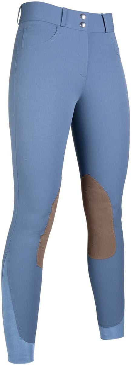 HKM Hunter Reithose, Kniebesatz, rauchblau, 44