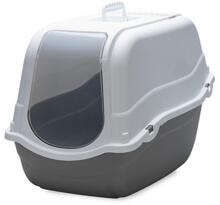 beeztees Romeo Katzentoilette, grau/weiß, 57x39x41cm