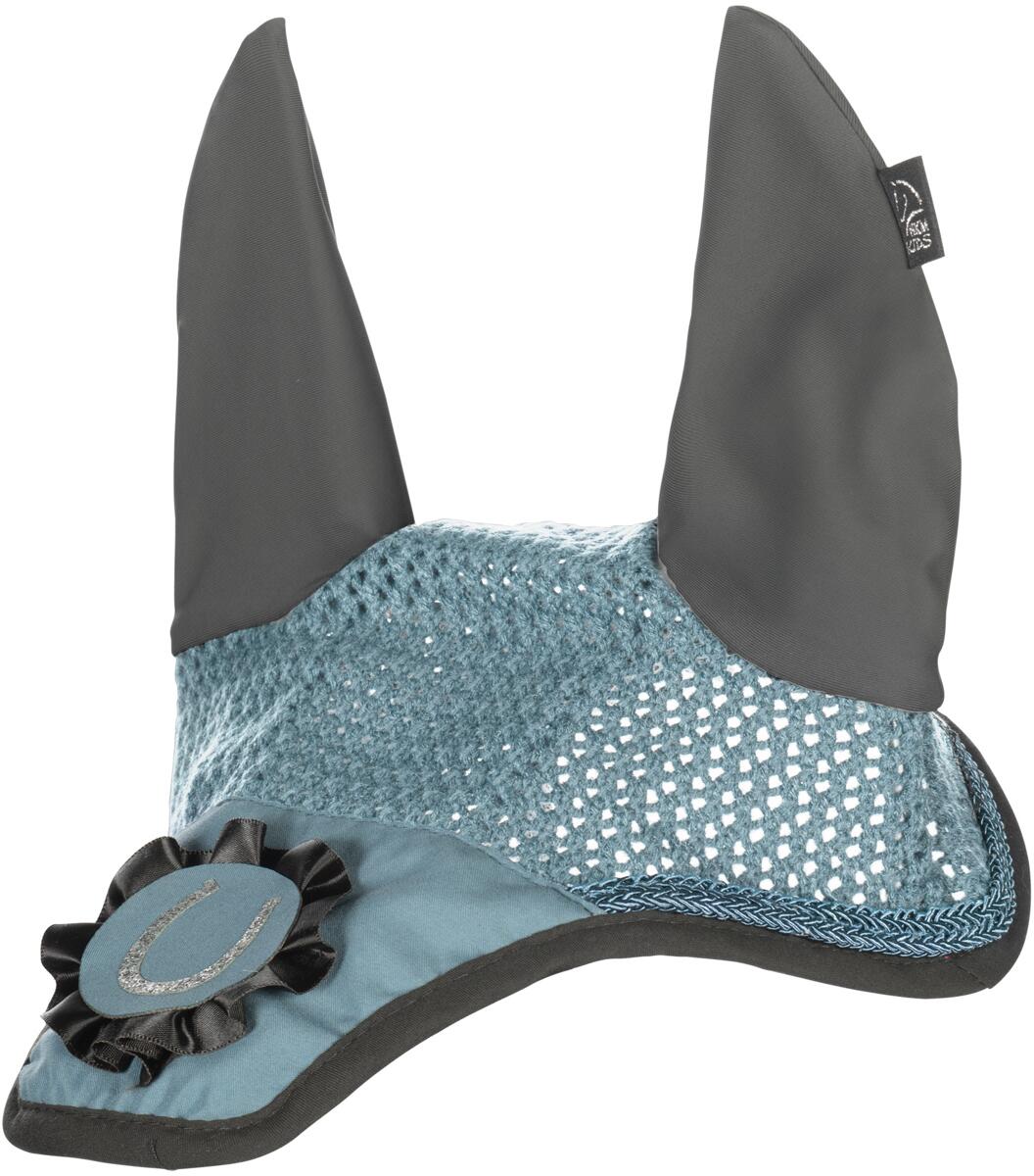 HKM Nele Fliegenhaube, rauchblau, Pony