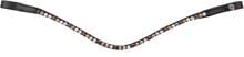 Waldhausen X-Line Glam Browband, nero, marrone/oro/beige/argento, XWB